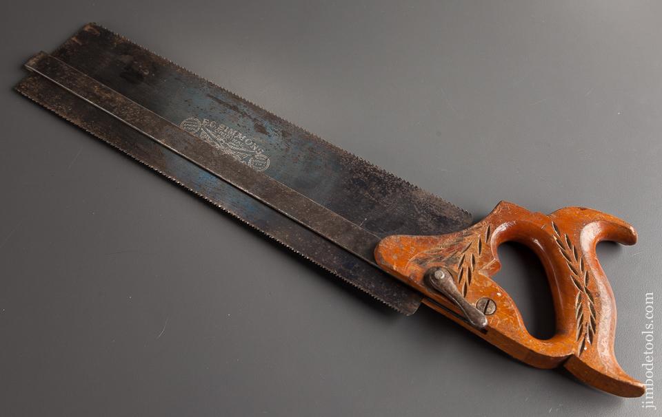 Flawless! E.C. SIMMONS WUEST Patent July 12, 1898 Dovetail Saw - 78260R