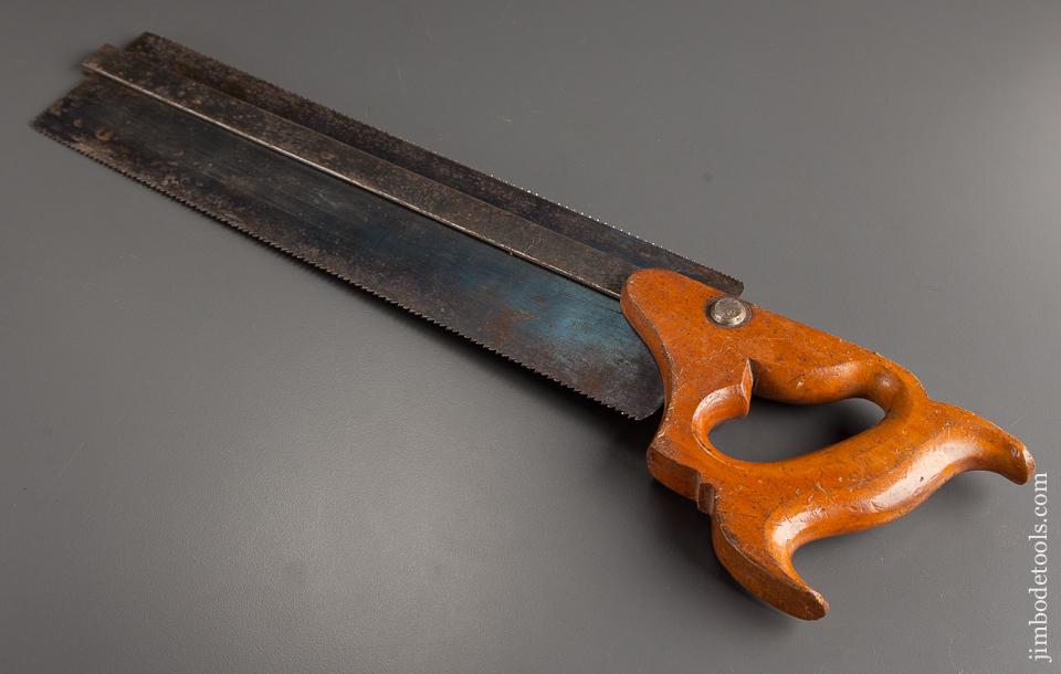 Flawless! E.C. SIMMONS WUEST Patent July 12, 1898 Dovetail Saw - 78260R