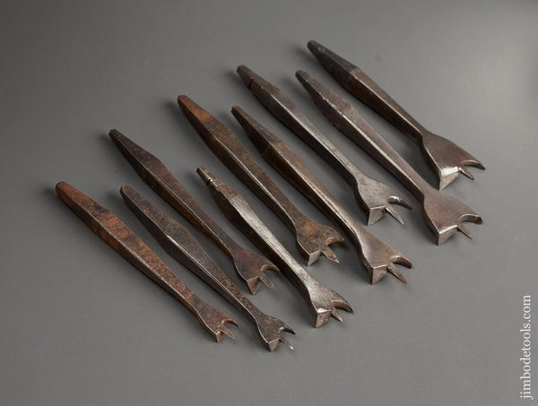 Set of Nine Good Center Bits - 78317