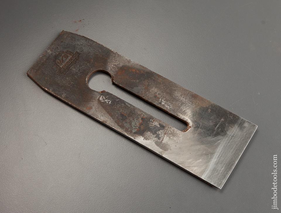 Thick Heavy Parallel Plane Iron by WOODCOCK for Infill Planes 2 1/2 inches Wide - 78354