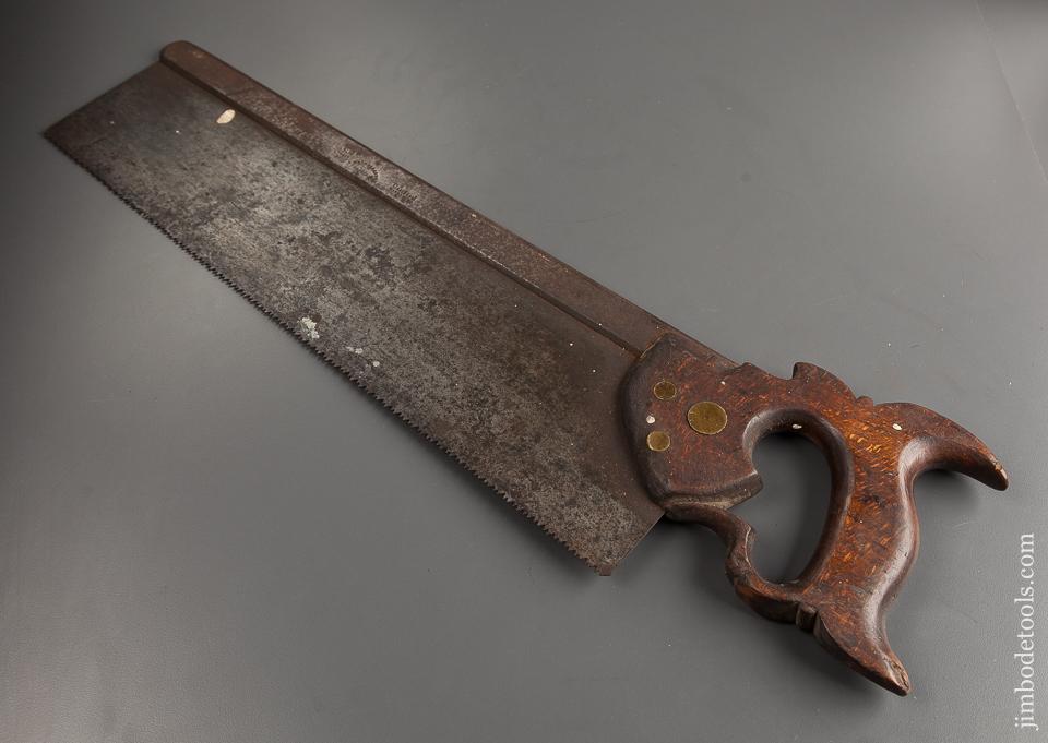 Very Early Possibly 18th Century! GROVES 18inch Back Saw - 78399