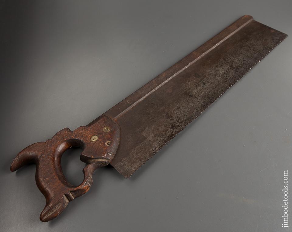 Very Early Possibly 18th Century! GROVES 18inch Back Saw - 78399