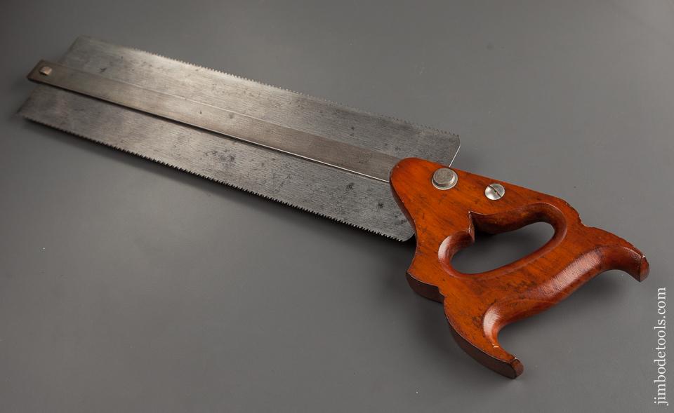 Rare! DISSTON No. 14 Tenon/Dovetail Saw with Depth Gauge JUST SHARPENED - 78423