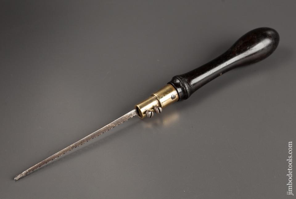 Ebony and Brass Pad Saw - 78454