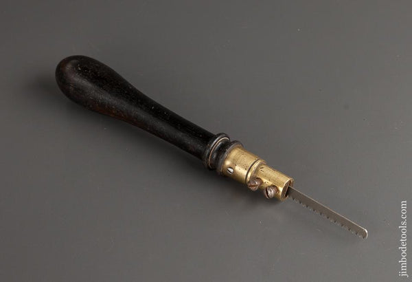 Ebony and Brass Pad Saw - 78455