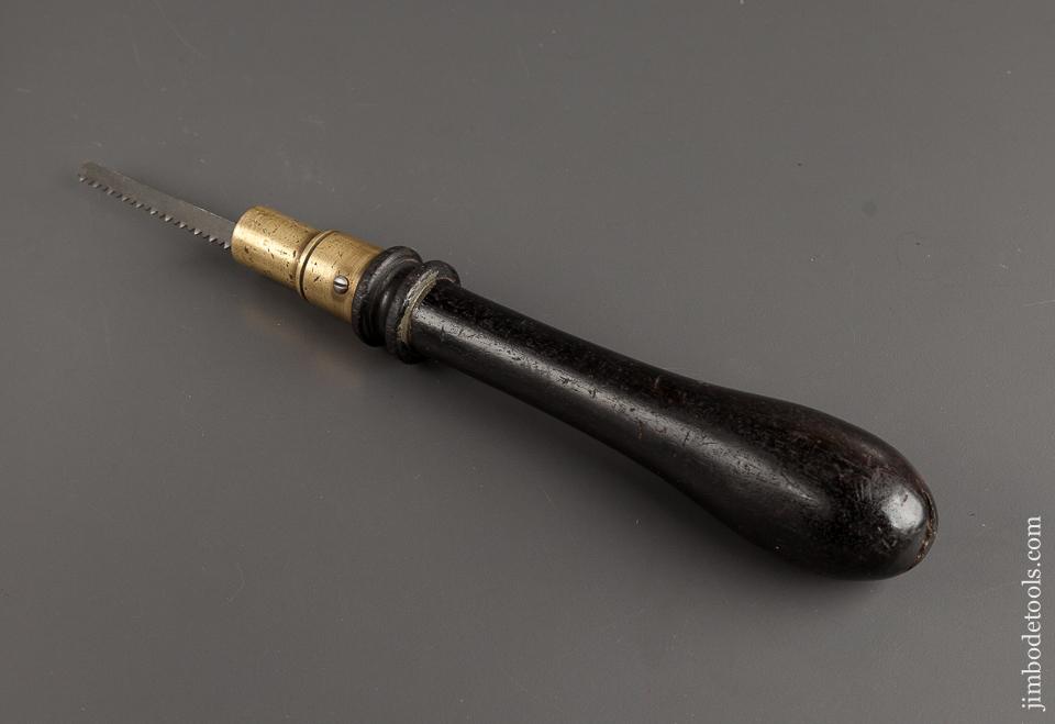 Ebony and Brass Pad Saw - 78455