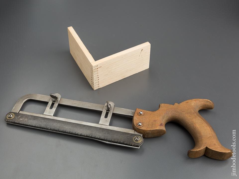 Rare! AUBIN's Patent March 29, 1928 Finger Joint Tenon Saw - 78462