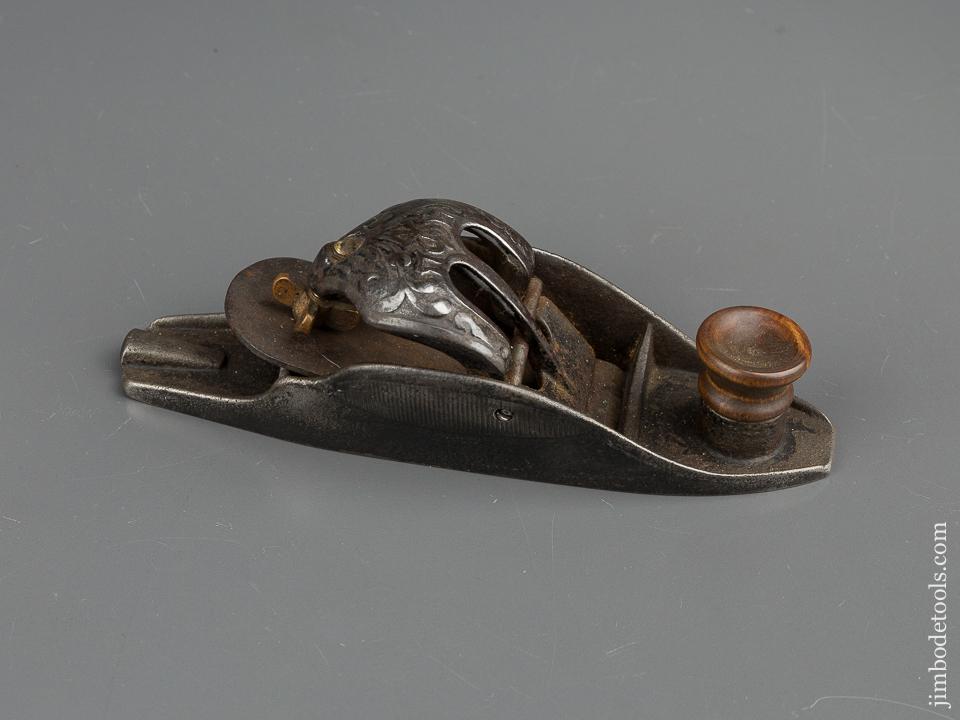 Awesome! Type One STANLEY No. 110 Shoe Buckle Block Plane circa 1874-75 FINE & FLAWLESS - 78465U