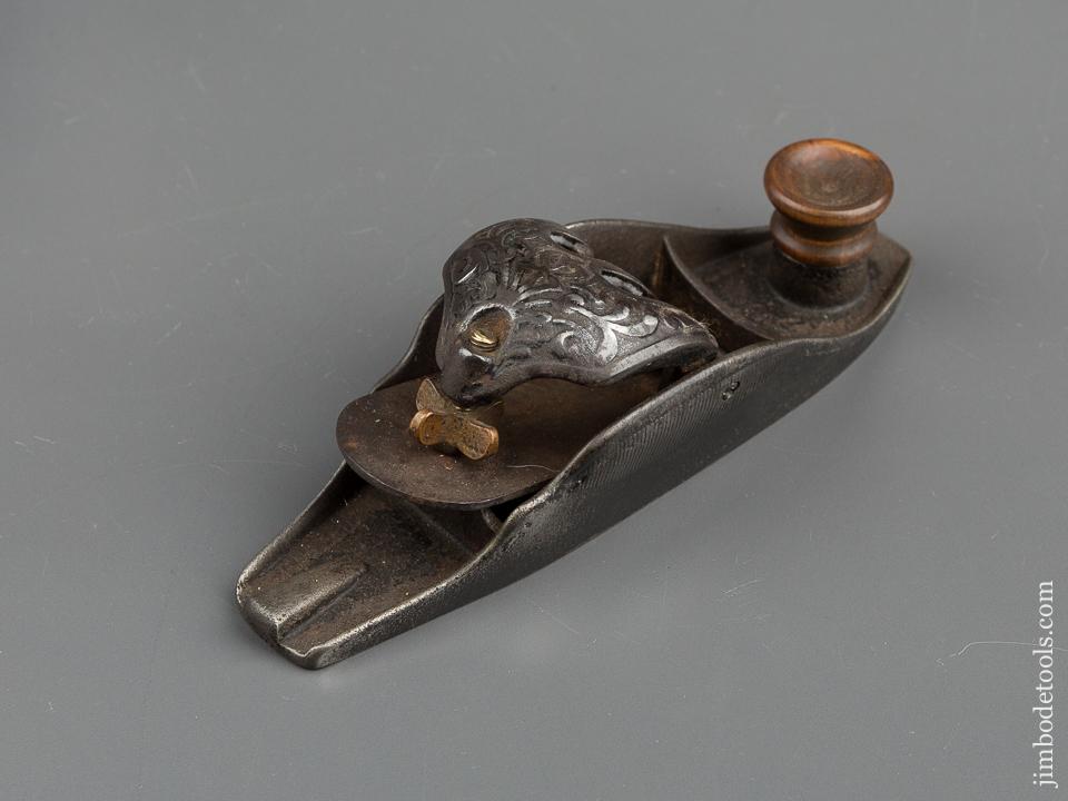 Awesome! Type One STANLEY No. 110 Shoe Buckle Block Plane circa 1874-75 FINE & FLAWLESS - 78465U