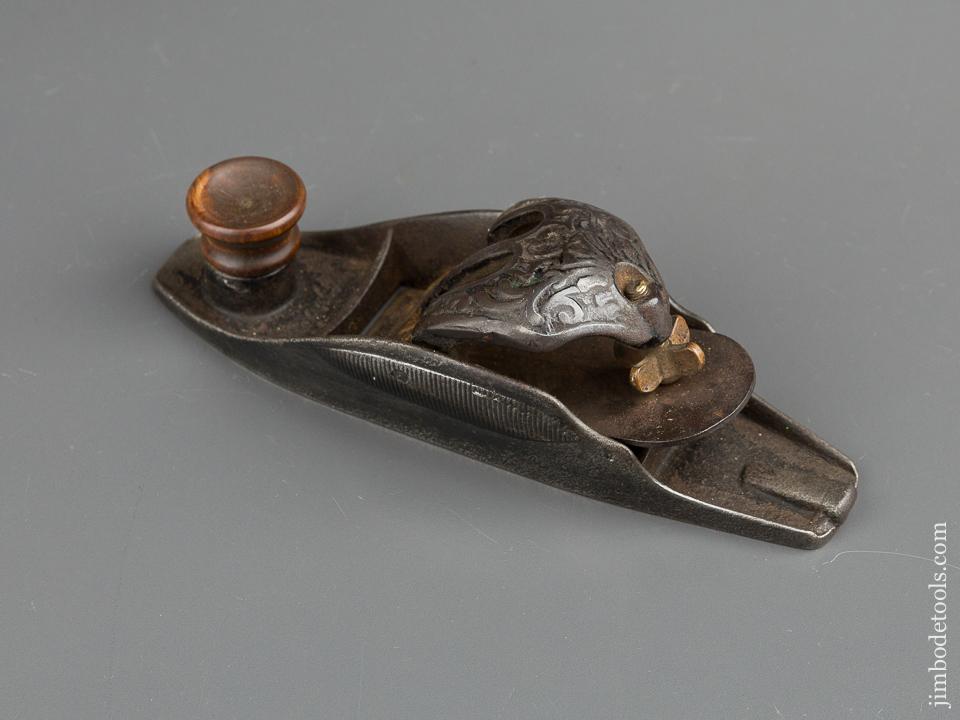 Awesome! Type One STANLEY No. 110 Shoe Buckle Block Plane circa 1874-75 FINE & FLAWLESS - 78465U