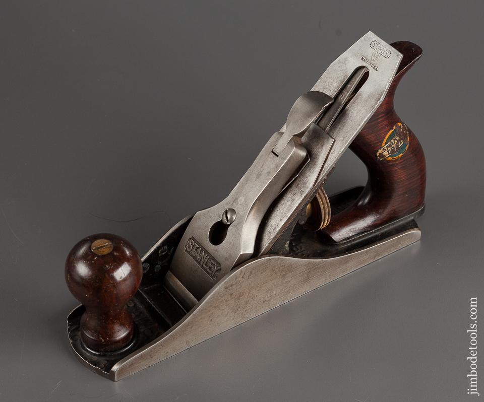 STANLEY No. 3 Smooth Plane Type 14 with Decal circa 1928-30 SWEETHEART - 78475