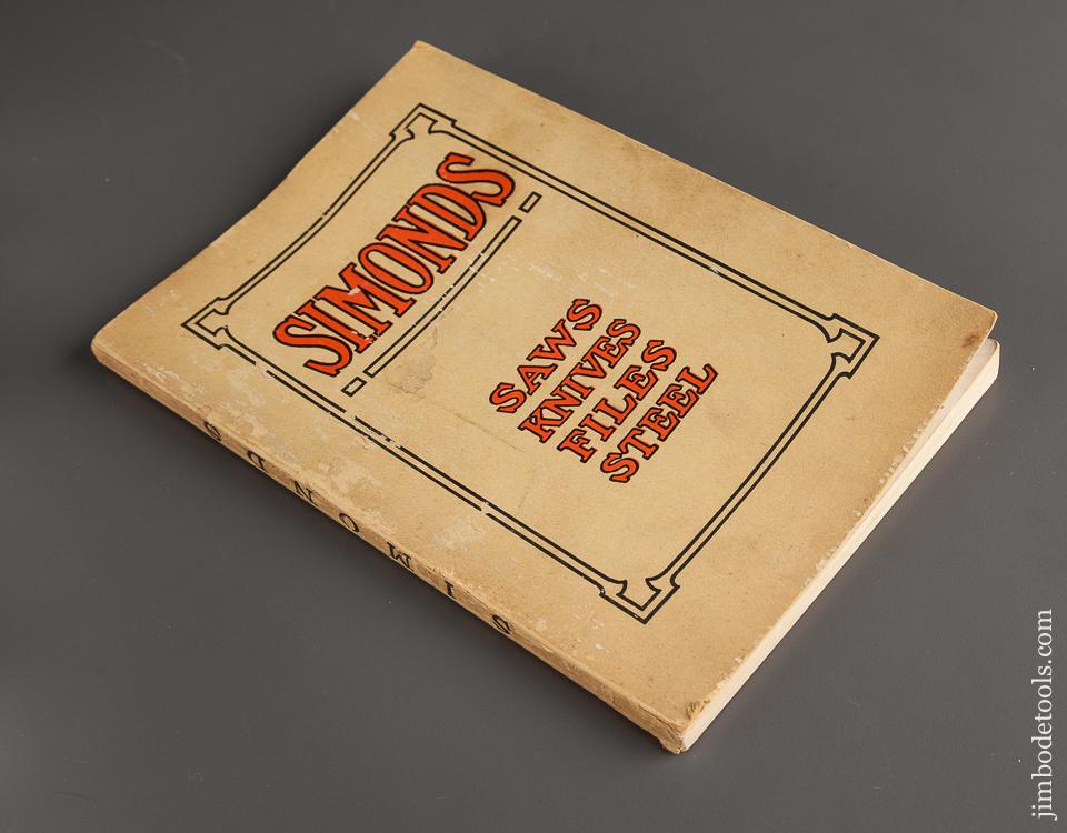 Book:  Early Original SIMONDS Catalogue - 78495