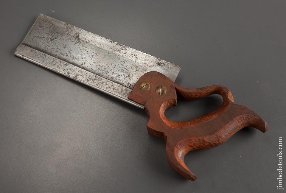 JUST SHARPENED 16 point 8 inch Crosscut DISSTON Back Saw - 78512