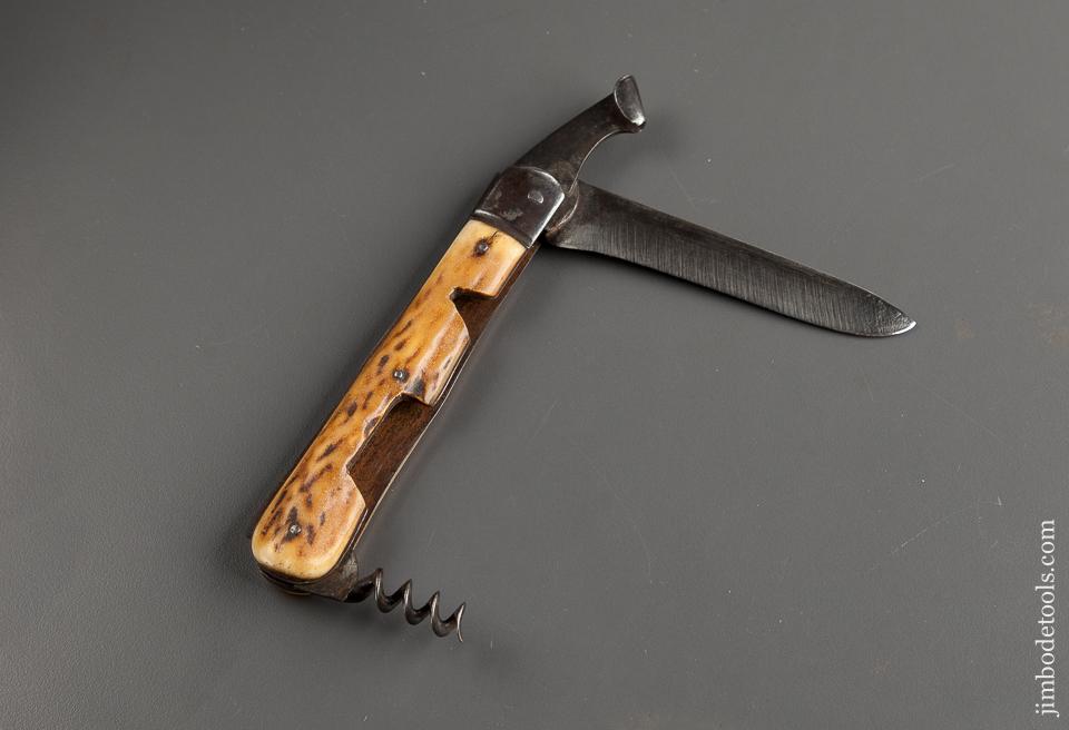 SCHROH Stag Handle Race Knife Combo - 78534RU