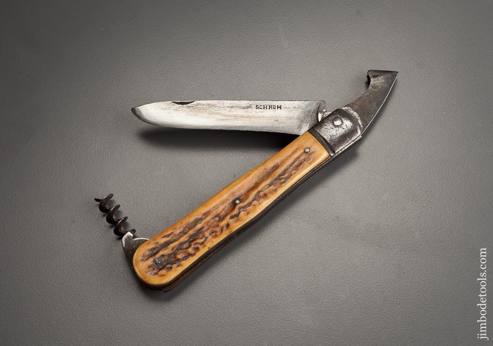 SCHROH Stag Handle Race Knife Combo - 78534RU