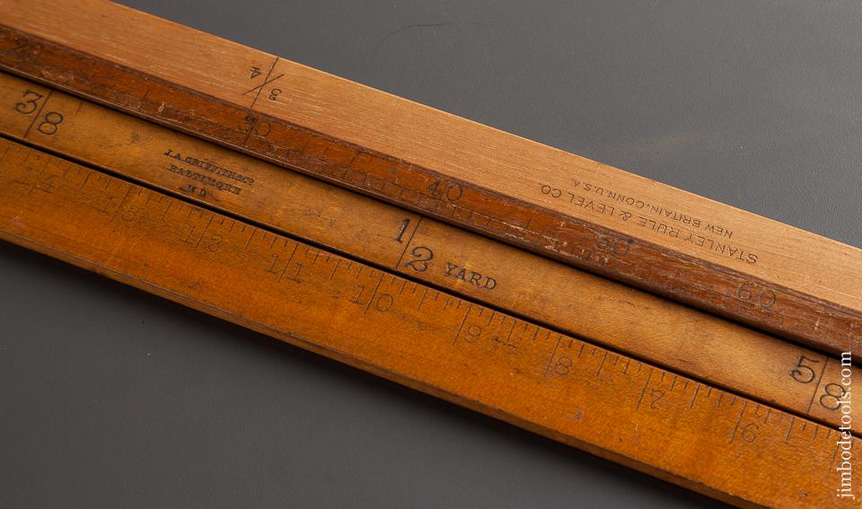 Four Wooden 36 inch Measuring Sticks - 78535R