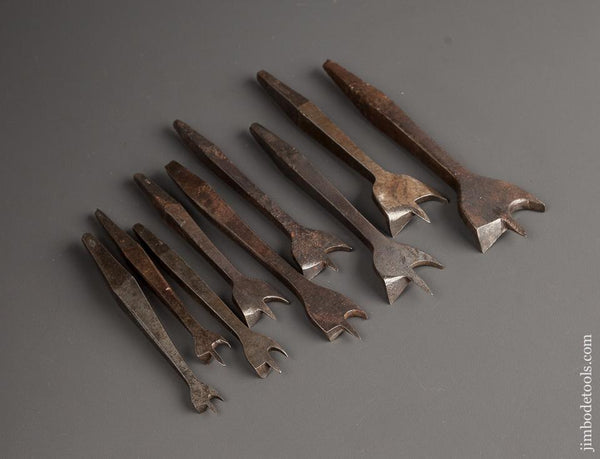 Set of Nine Good Center Bits - 78539