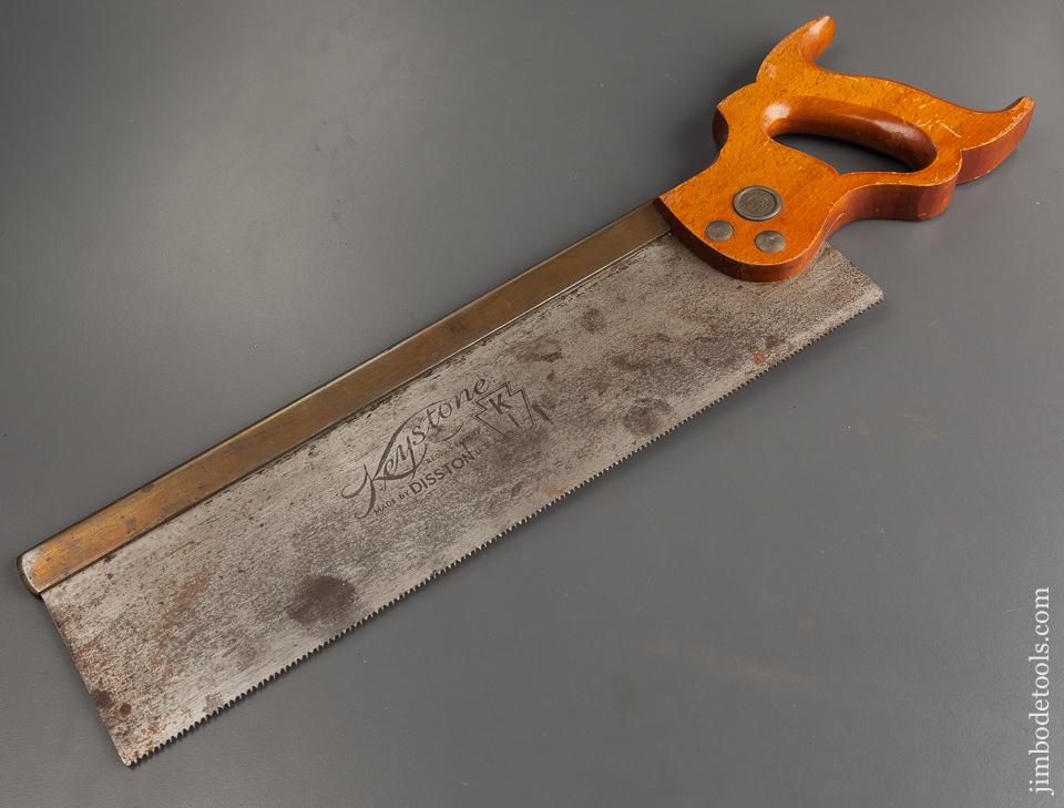 12 point 14 inch Crosscut DISSTON KEYSTONE Brass Back Saw - 78546R
