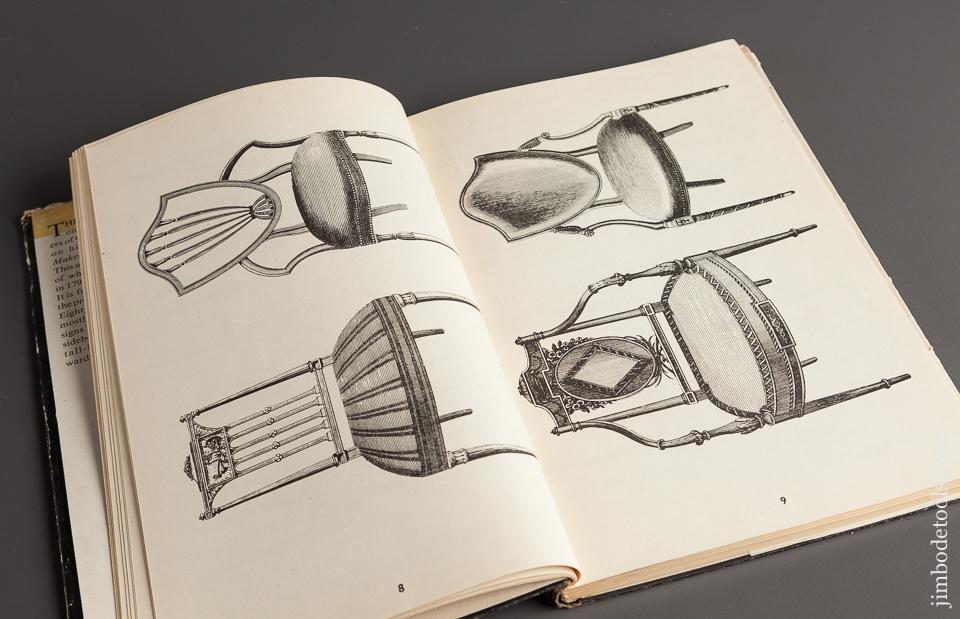 Book:  1947 Reprint of the 1794 Book HEPPLEWHITE FURNITURE DESIGNS - 78551R