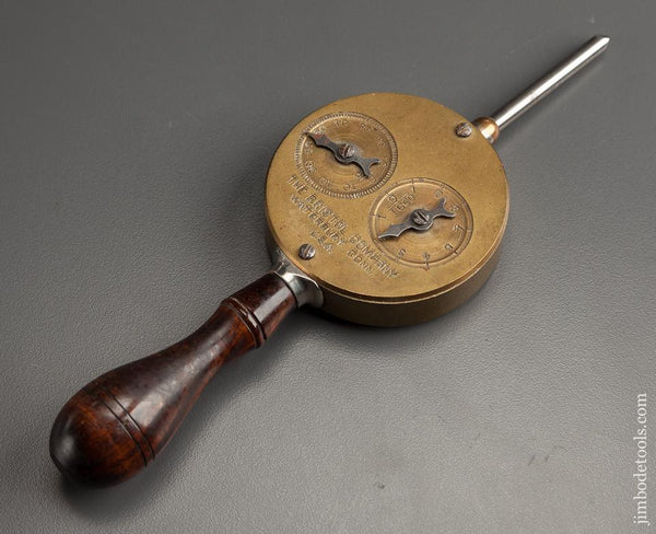 7 3/4 inch Brass Speed Indicator by THE BRISTOL COMPANY - 78554R