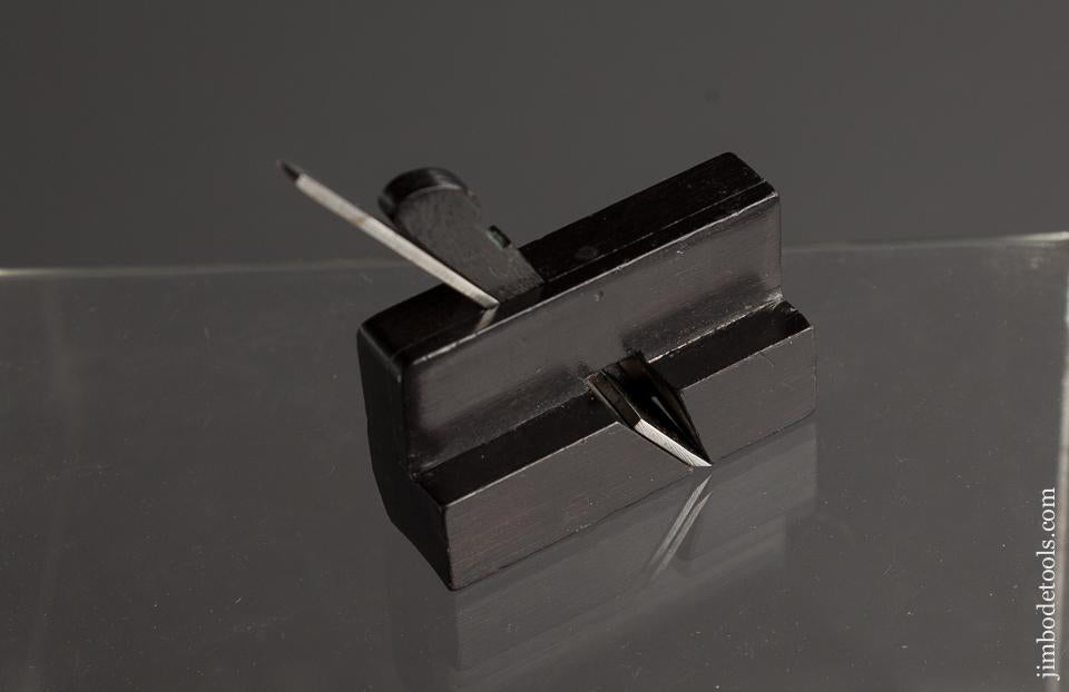 Miniature 5/8 inch Ebony Hollow Plane - 78570RU