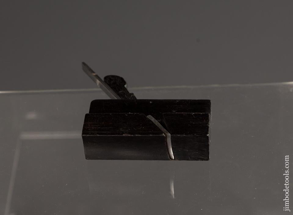 Miniature 5/8 inch Ebony Hollow Plane - 78570RU