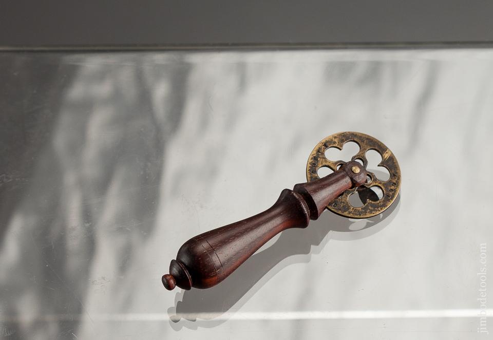 Miniature 2 1/2 inch Rosewood and Brass Traveler by DALE HANCHETT circa 1997 - 78571R