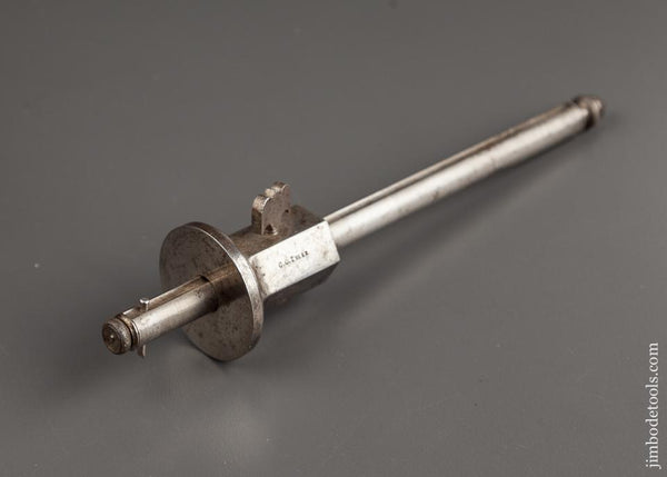 Ornate 7 3/8 inch Marking Gauge with Acorn Finial and Eagle Head Screw - 78578R