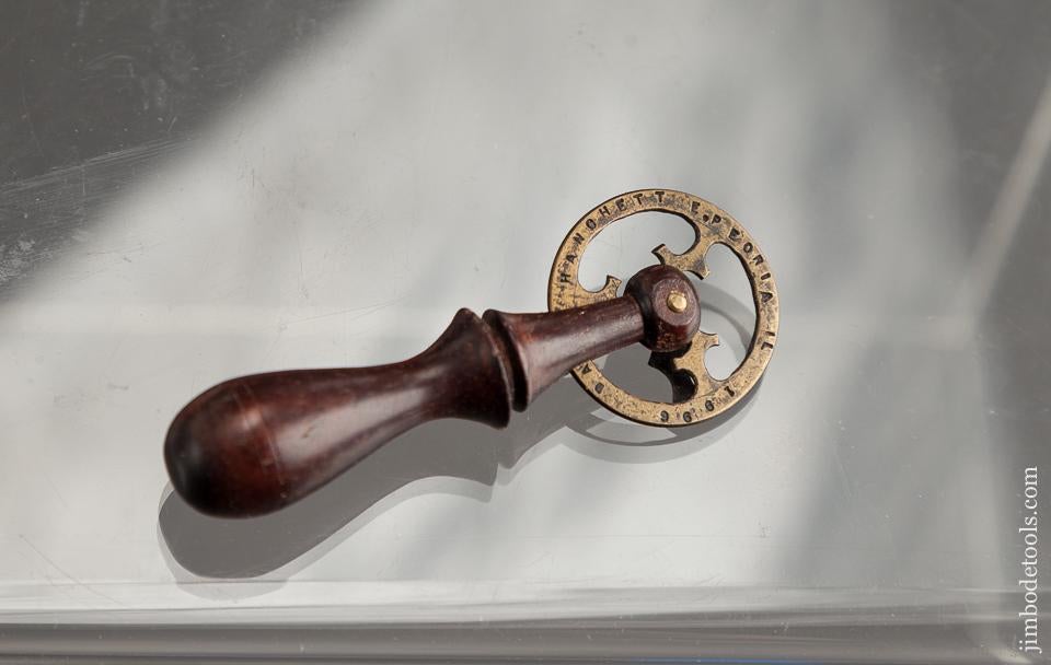 Miniature 2 3/8 inch Wheelwright's Traveler with Wooden Handle by DALE HANCHETT 1995 - 78579R