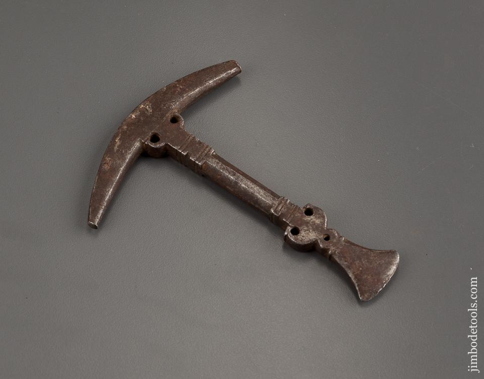 18th Century 5 1/4 x 4 1/8 inch Flint Knapping Hammer - 78582RU