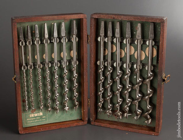 Complete Set of IRWIN Auger Bits in Original Box - 78644