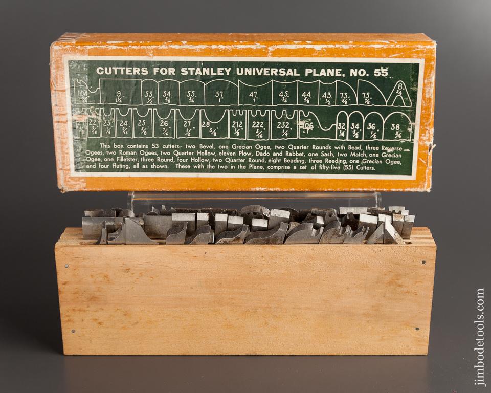 STANLEY No. 55 Combination Plane DEAD MINT! And 100% COMPLETE in Original Box - 78646