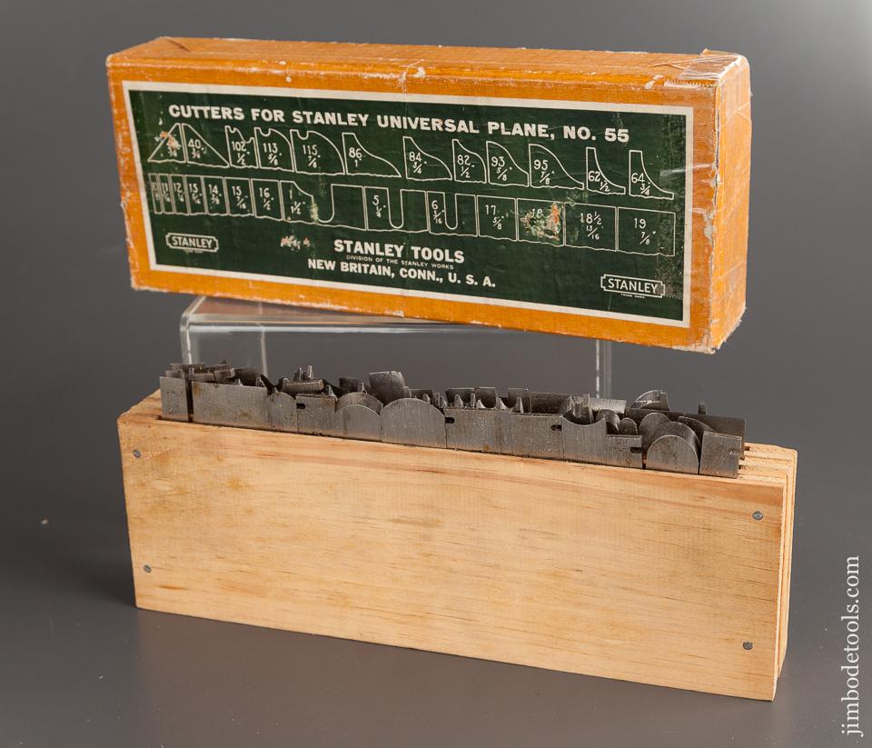 STANLEY No. 55 Combination Plane DEAD MINT! And 100% COMPLETE in Original Box - 78646