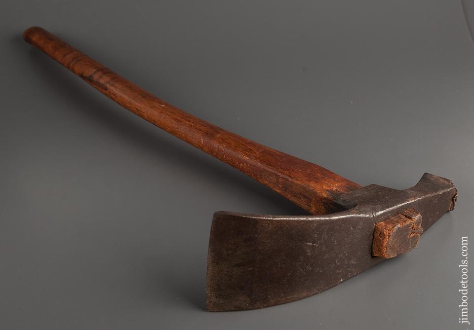 4 x 25 inch Curvy Blacksmith-Made Adze - 78659