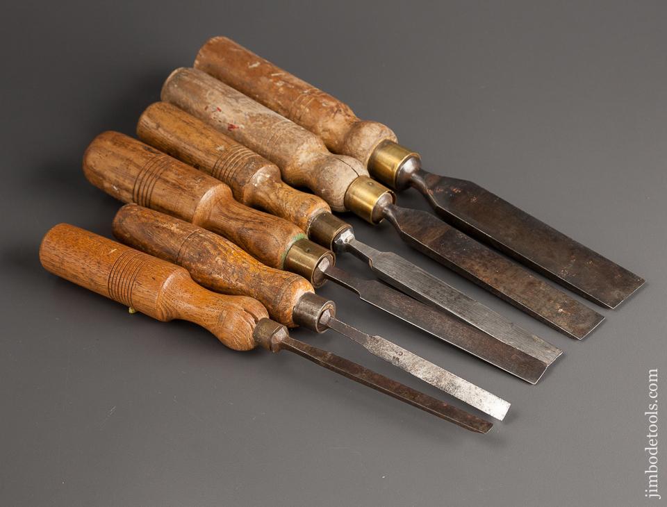 Set of Six Chisels - 78662