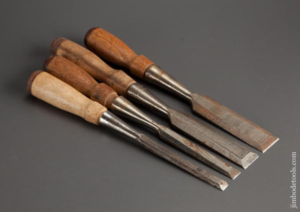 Fine Set of Four STANLEY Socket Chisels - 78671