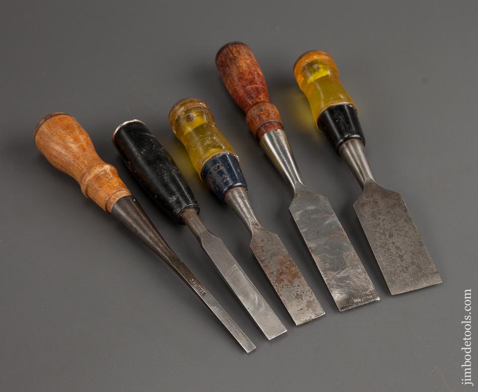 Five STANLEY Chisels - 78690