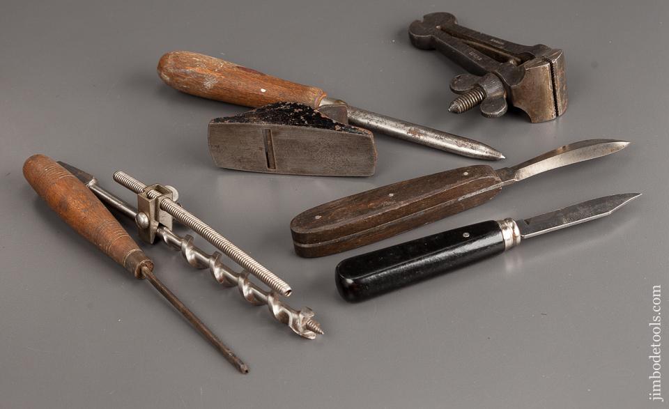 Job Lot of Seven Good Antique Tools - 78693