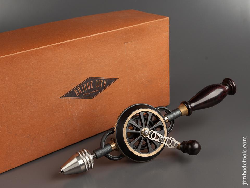 1998 BRIDGE CITY TOOL WORKS CT-6 Hand Drill MINT in Original Box - 78710