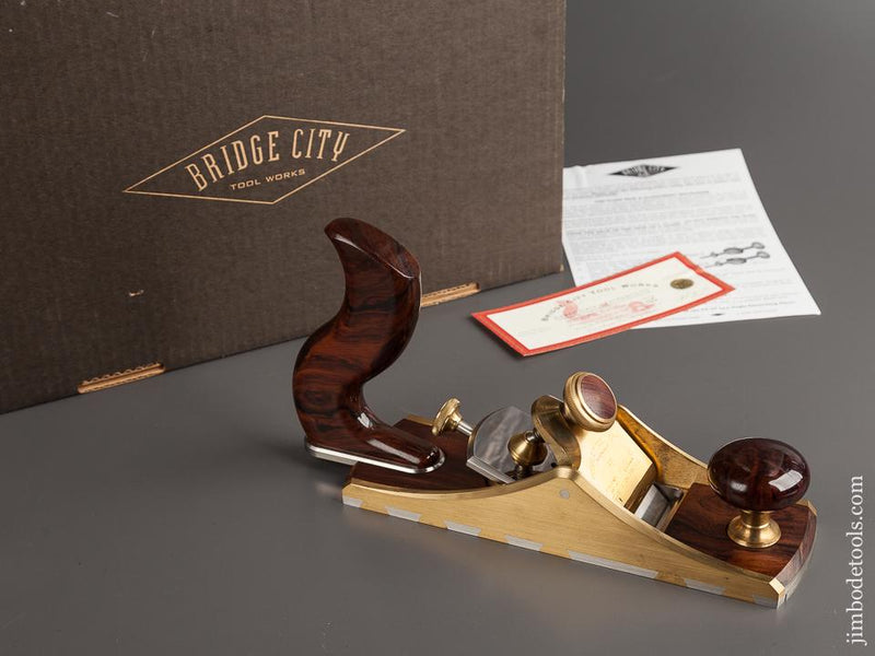 BRIDGE CITY TOOL WORKS CT-10 Low Angle Smoothing Plane in Original Box - 78733