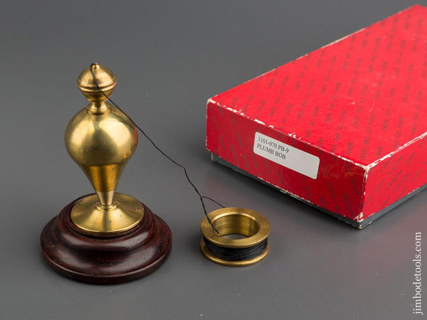 BRIDGE CITY TOOL WORKS PB-9 Plumb Bob in Original Box - 78738