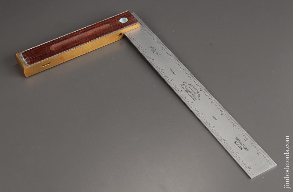 1994 BRIDGE CITY TOOL WORKS AS-14 Adjustable Try Square in Original Box - 78741