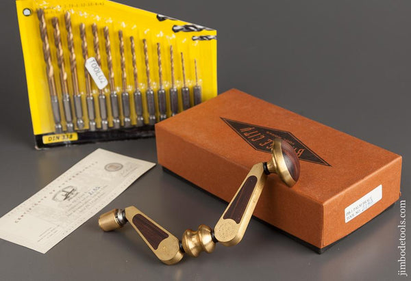 BRIDGE ITY TOOL WORKS PB-1 Palm Brace in Original Box with Bits - 78743