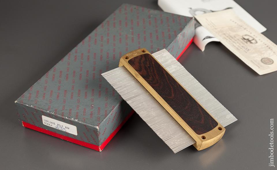 1999 BRIDGE CITY TOOL WORDS PG-5 Profile Gauge in Original Box - 78748