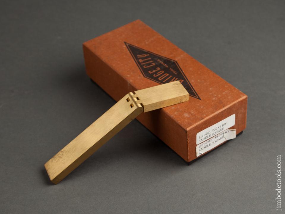 `BRIDGE CITY TOOL WORKS SS-2X4 Saddle Square in Original Box - 78751