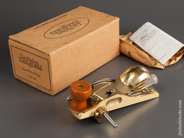 LIE-NIELSEN L-N 140 Skewed Block Plane MINT in Original Box - 78755
