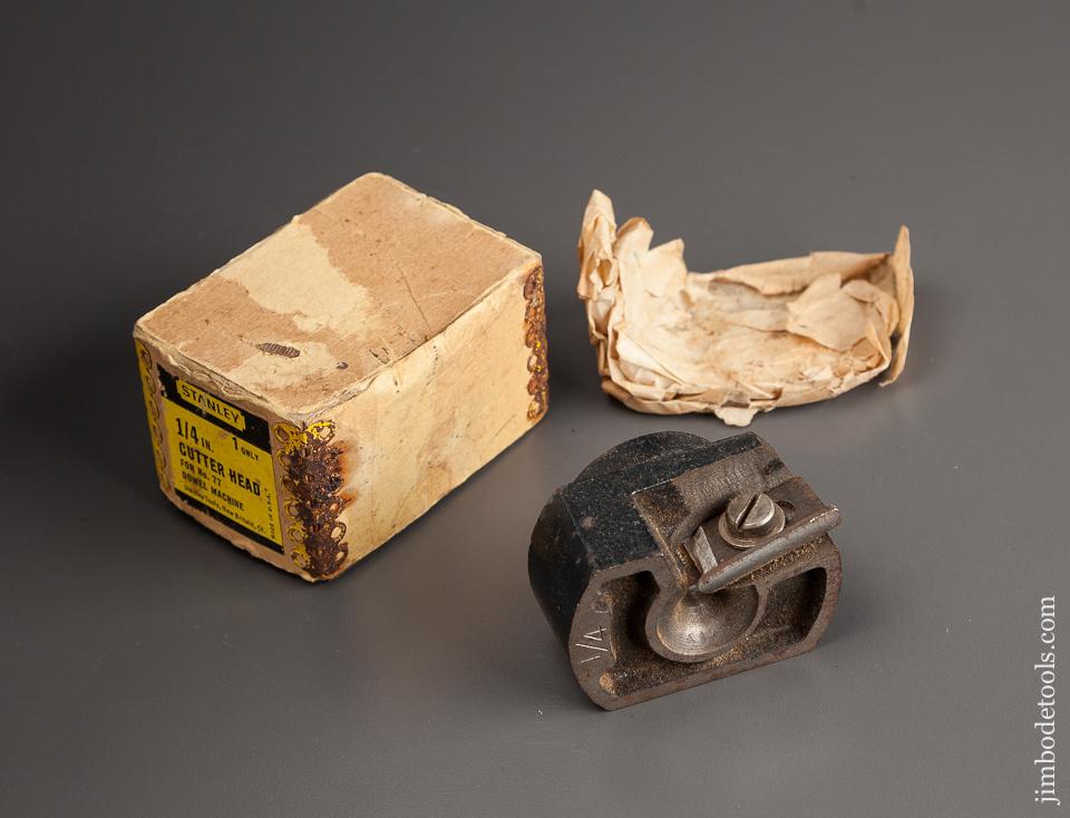 STANLEY 1/4 inch Cutter Head in Original Box - 78766
