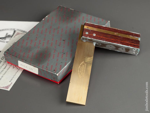 1992 BRIDGE CITY TOOL WORKS TS-1.5 Try Square in Original Box - 78808