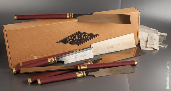 Six BRIDGE CITY TOOL WORKS Japanese Saws MINT & UNUSED in Original Box! - 78812