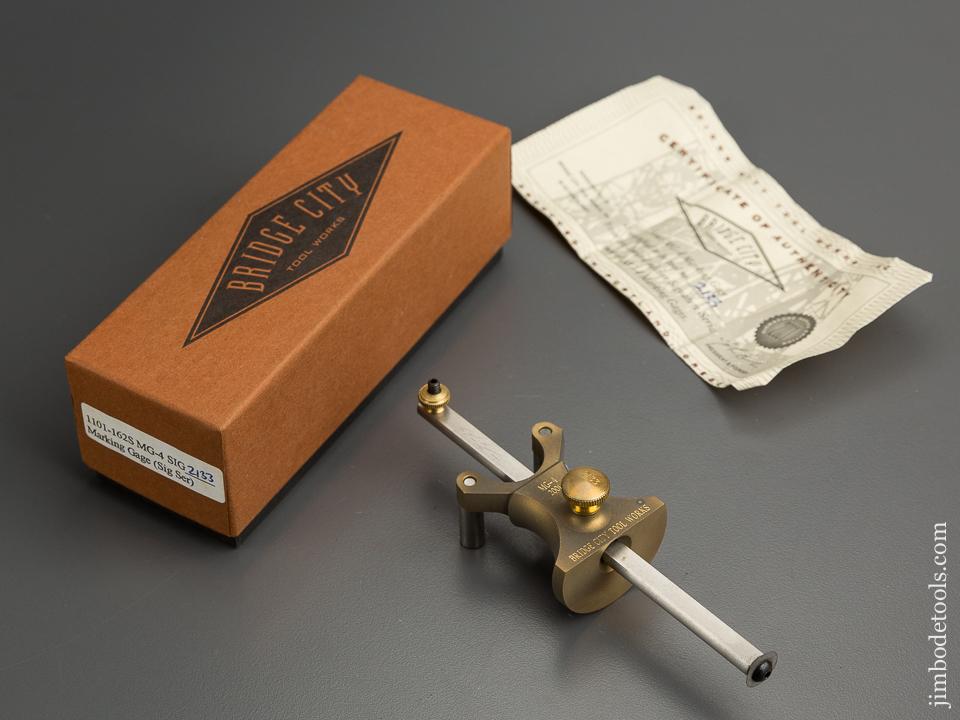 2001 BRIDGE CITY TOOL WORKS MG-4 SIG Marking Gauge in Original Box - 78813